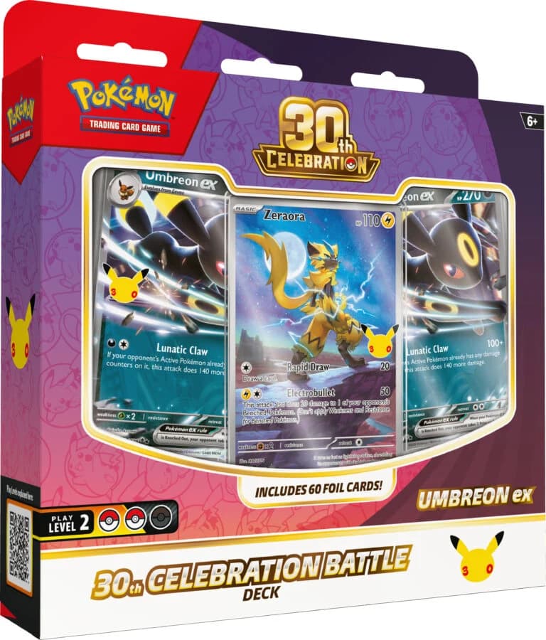 Pokémon TCG 30th Celebration Umbreon ex Battle Deck