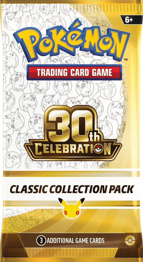 A 30th Celebration Classic Collection pack wrapper