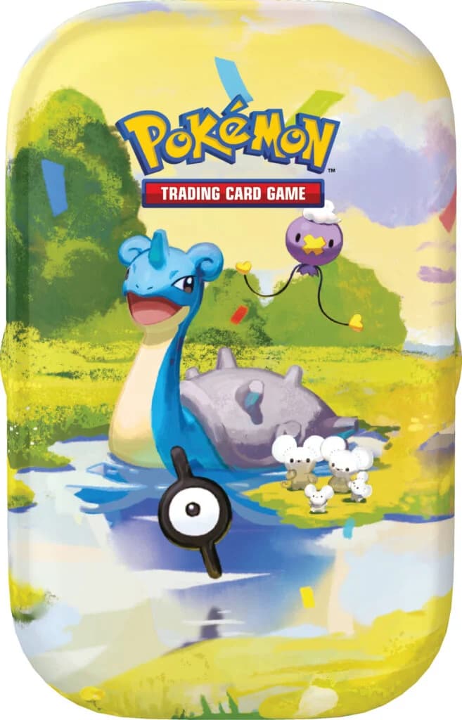 Pokémon TCG 30th Celebration Day Mini Tin featuring lapras