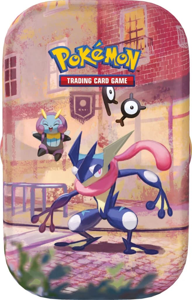 Pokémon TCG 30th Celebration Night Mini Tin featuring greninja