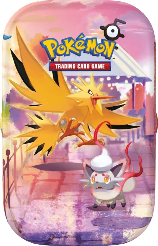 Pokémon TCG 30th Celebration Night Mini Tin featuring zapdos