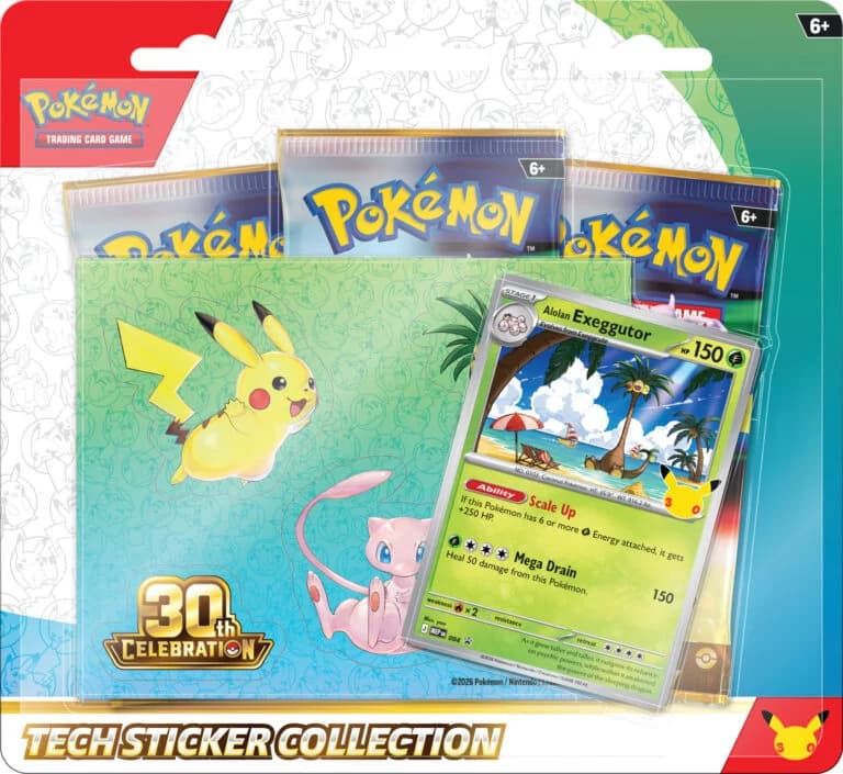 Pokémon TCG 30th Celebration Tech Sticker Collection: Alolan Exeggutor