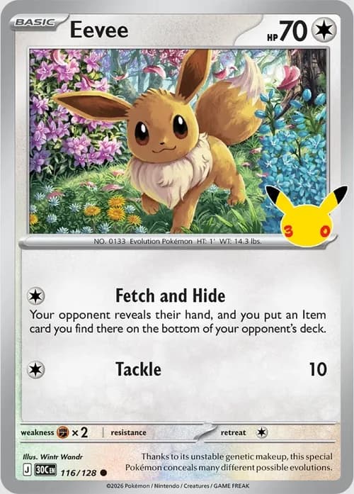 Eevee promo card