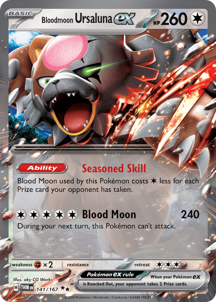 [EN] Bloodmoon Ursaluna ex - #141/167