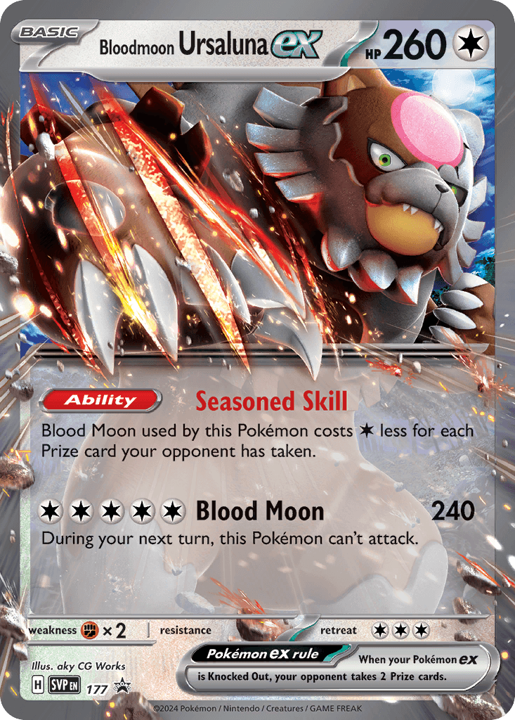 [EN] Bloodmoon Ursaluna ex - #177/150