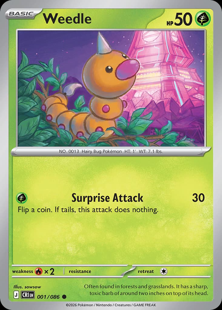 [EN] Weedle - #1/86