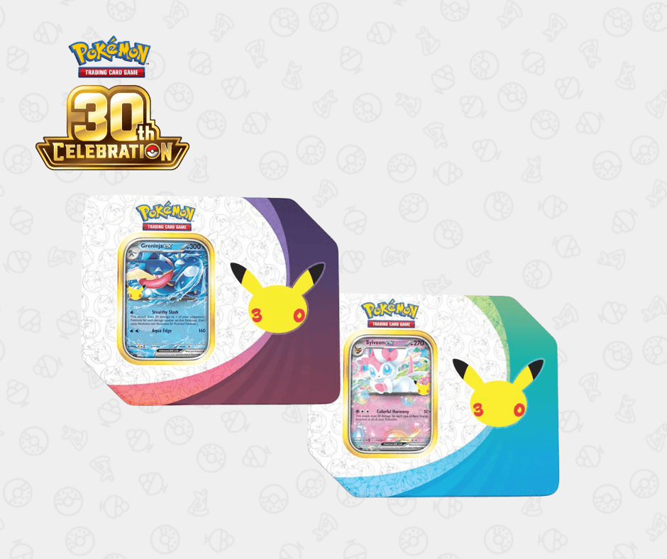 30th Celebration Tin - 5107 Sylveon ex & Greninja ex