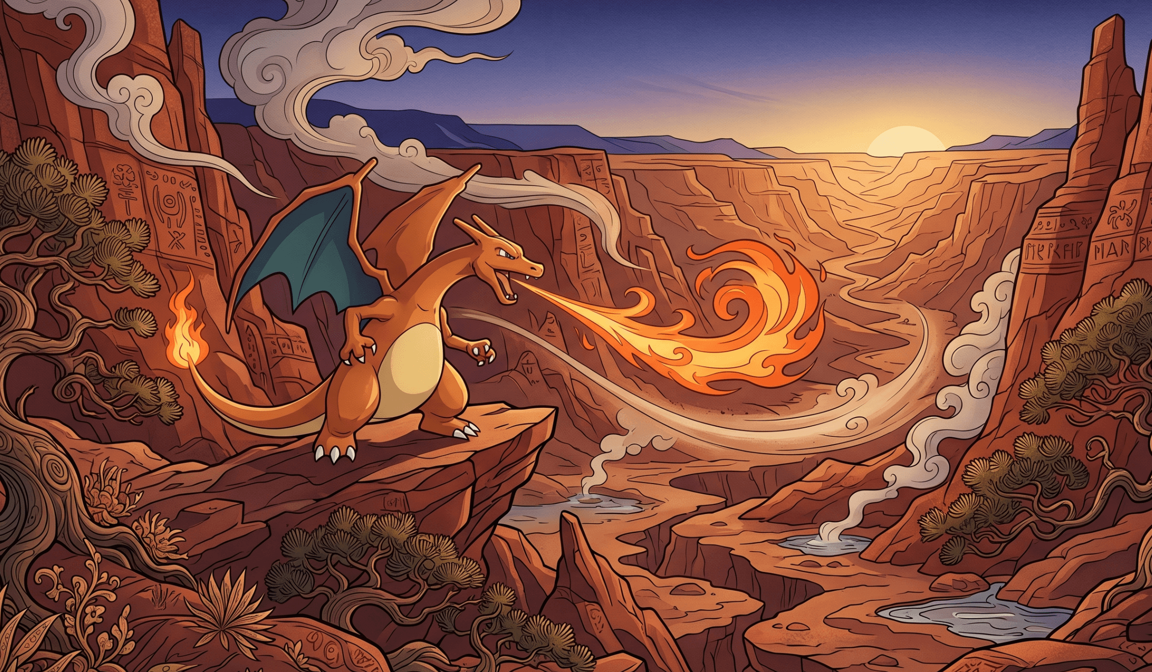 Charizard Valley Playmat