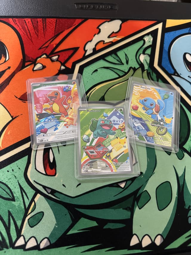 First Partner Series 1 - Kanto Starters (Charmander, Bulbasaur, Squirtle)