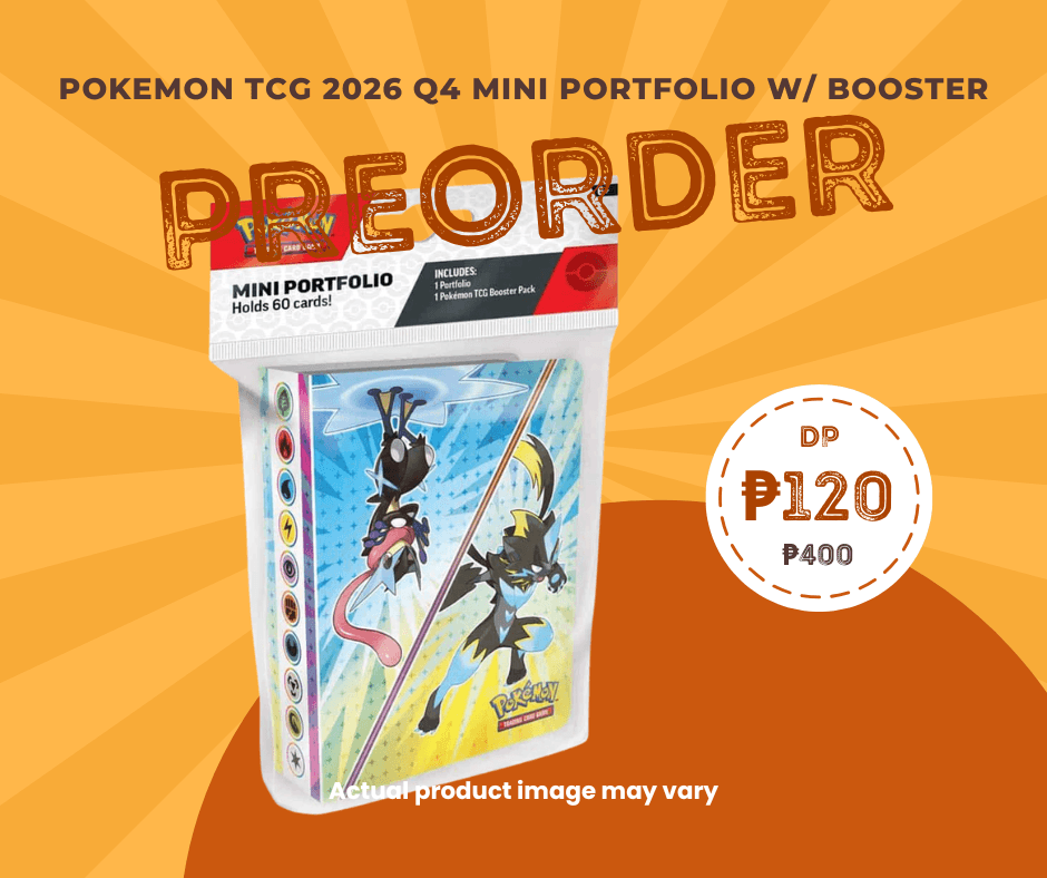 Pokemon TCG 2026 Q4 Mini Portfolio With Booster Pack