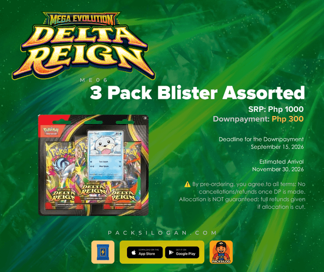 ME06 Delta Reign - 3-Pack Blister Assorted