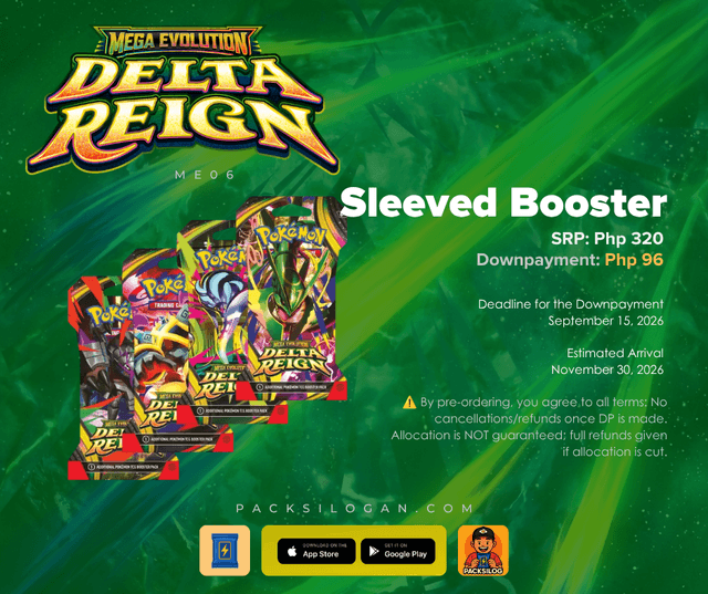 ME06 Delta Reign - Sleeves Booster Packs